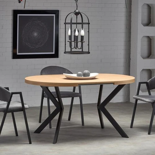 Stalas su prailginamuoju mechanizmu, miltelinis plienas