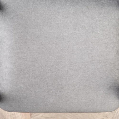 Stilingas apvalus stalas su natūralia fanera ir juodomis kojomis