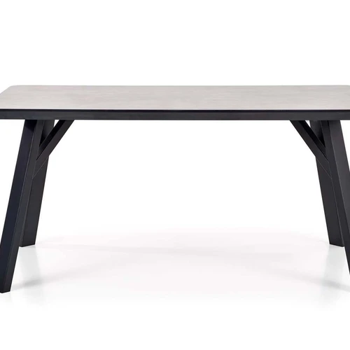 Praktiška spinta su moderniu betono ir juodos spalvos dizainu