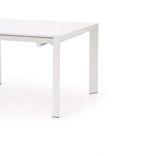 Prailginamas stalas 130-210 cm, balta MDF ir plienas