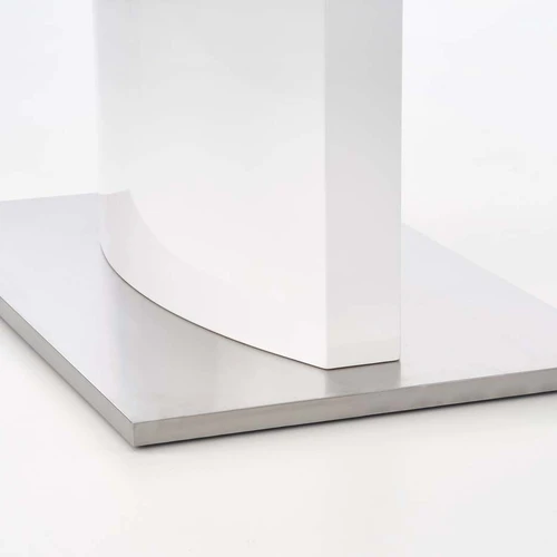 Praktiškas prailginamas stalas 90x76 cm, balta spalva