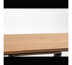 Ergonominis prailginamasis stalas, auksinis ąžuolas, 90x77 cm