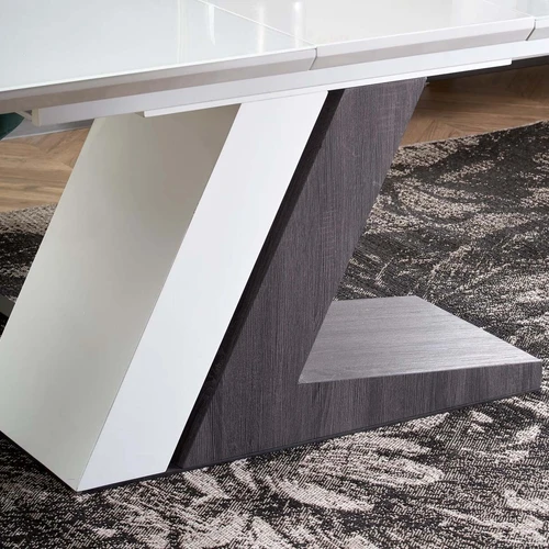 Prailginamas stalas, 76 cm aukštis, lakuotas MDF