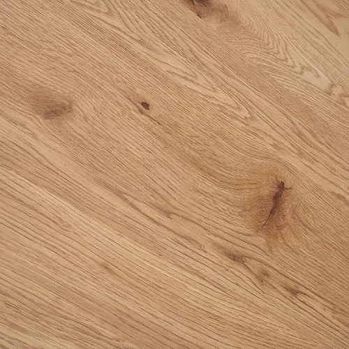 Stalas 160x90 cm, juodos kojos ir auksinis ąžuolo viršus