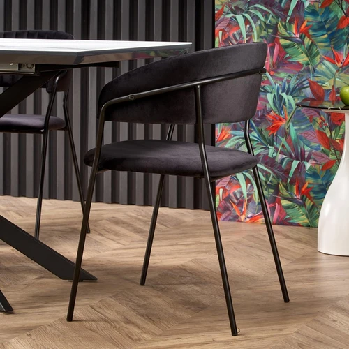 Prailginamasis stalas su keraminiu viršu ir plieninėmis kojomis