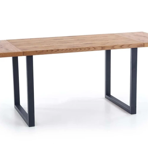 Prailginamas stalas su vaneruota lenta ir milteliniu plienu