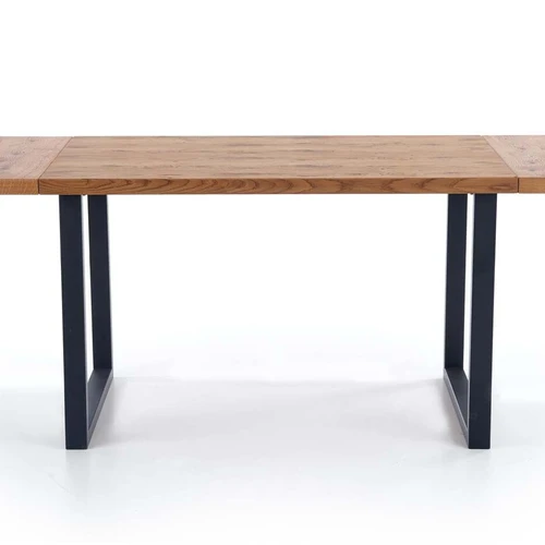 Šviesus ąžuolas ir juodos kojos – tobulas stalo derinys