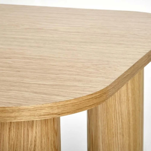 Prailginamas stalas 160-240 cm, natūralaus ąžuolo fanera