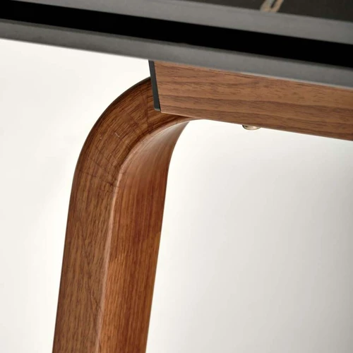 Sukepinto akmens ir milteliniu būdu dažyto plieno stalas 140-200 cm