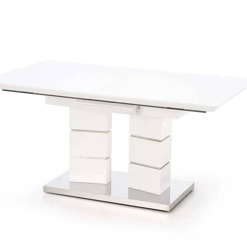 Stalas 160-200 cm, lakuotas MDF, modernus dizainas