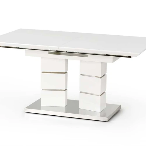 Prailginamas stalas balta spalva, 160-200 cm