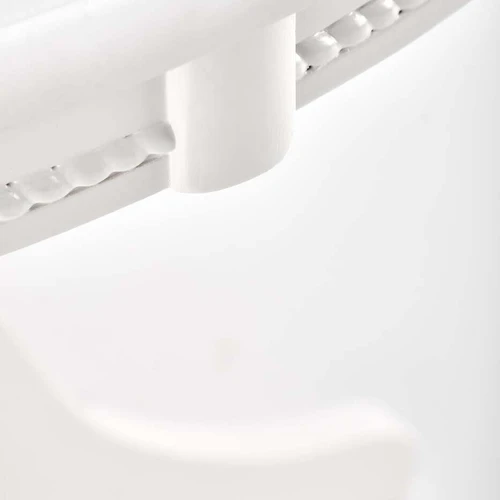 Prailginamas stalas, 90÷124 cm, balta spalva, medžio masyvo kojos