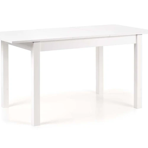 Prailginamas stalas, baltas, 118-158 cm, laminuotas viršus