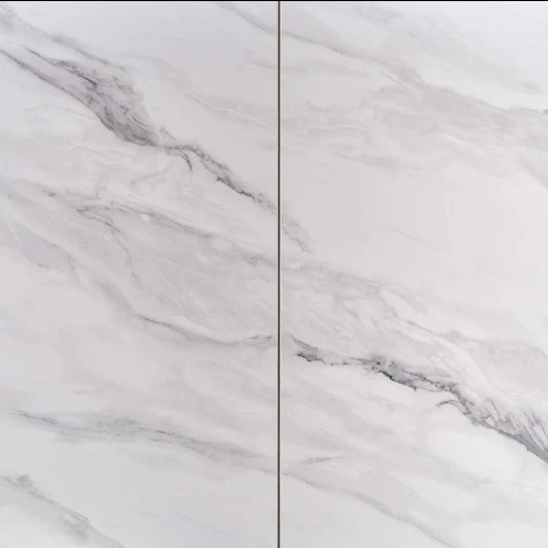 Prailginamasis stalas su keramikos viršum ir plieninėmis kojomis