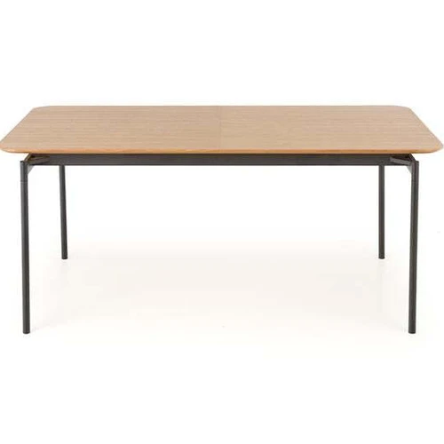 Natūralaus ąžuolo stalas su moderniu dizainu