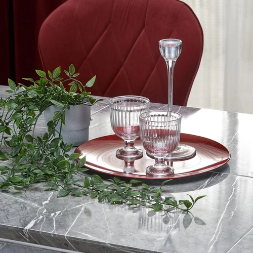 Prailginamasis stalas 160-220 cm, laminuotas MDF, chromuotas plienas