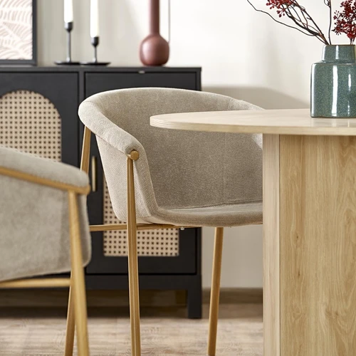 Praktiška 120/76 cm laminuoto MDF spinta natūralaus ąžuolo atspalviu