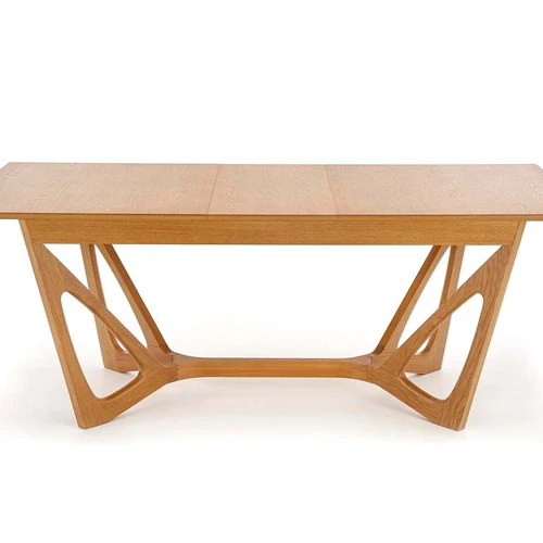 Elegantiškas stalas 160x240 cm, medaus ąžuolo atspalvis