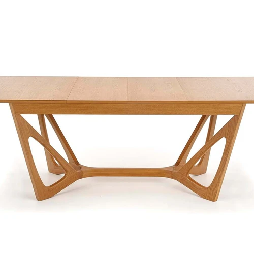 Prašmatnus prailginamasis stalas iš natūralaus ąžuolo