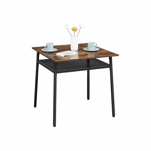 Tvirtas stalas iš medžio drožlių plokštės ir plieno