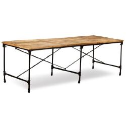 Valgomojo stalas, mango mediena, 240 cm