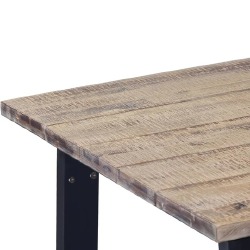 Valgomojo stalas, masyvi akacijos mediena, 170x90cm - Stalai