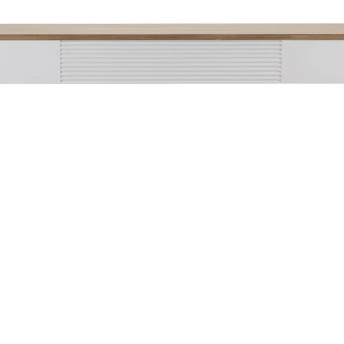 Valgomojo stalas Matera, balta/ruda, 180 × 80 × 90 cm - Stalai