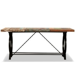 Valgomojo stalas, perdirbta mediena, 180cm - Stalai