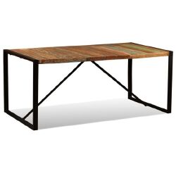 Valgomojo stalas, perdirbtos medienos masyvas, 180cm - Stalai
