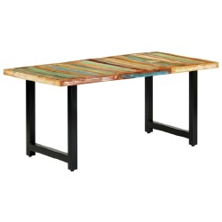 Valgomojo stalas, perdirbtos medienos masyvas, 180x90x76 cm