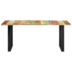 Valgomojo stalas, perdirbtos medienos masyvas, 180x90x76cm - Stalai