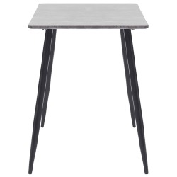 Valgomojo stalas, pilkos spalvos, 120x60x75cm, MDF - Stalai