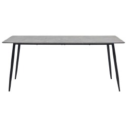 Valgomojo stalas, pilkos spalvos, 200x100x75cm, MDF - Stalai