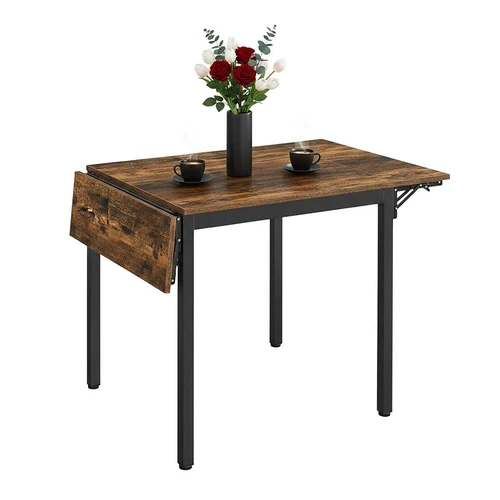 Valgomojo stalas Relaxdays, 2–4 vietos, 120 × 76 × 78 cm