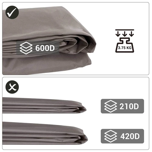 Patikimas paplūdimio kėdės apsauginis dangtelis su priveržiamu laidu