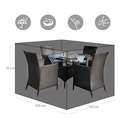 Apsauginis brezentas sodo stalams ir kėdėms