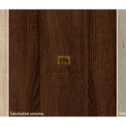 Šokoladinė sonoma spinta – modernus interjero akcentas