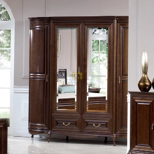 Natūralaus alksnio fasadų spinta