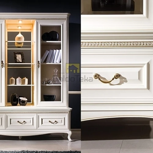 Ergonominė spintelė su natūralaus medžio apdaila