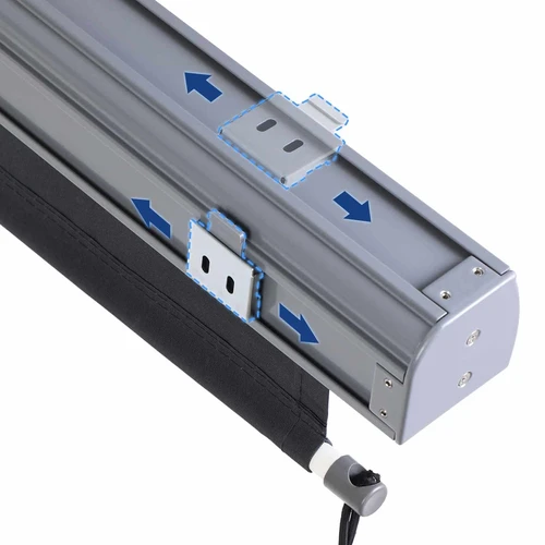 Ideali privatumo apsauga su vertikaliomis markizėmis