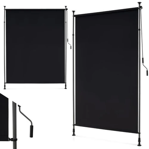 Vertikali markizė 150x310cm., juodos spalvos