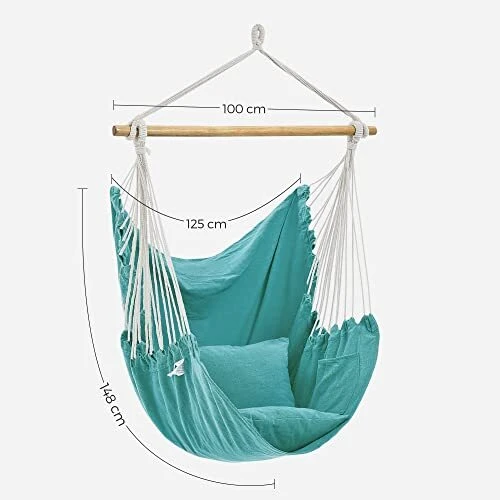 Pakabinama kėdė SONGMICS su 150 kg apkrova