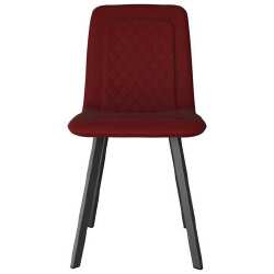 VidaXL valgomojo kėdės (2 vnt, raudonos) - Kėdės