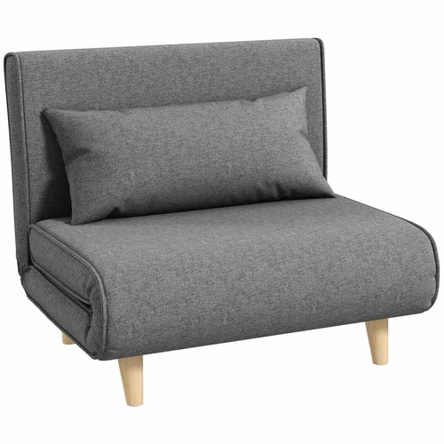 Viengulė sofa-lova, 6 atlošo padėtys, 94 × 80 × 78 cm