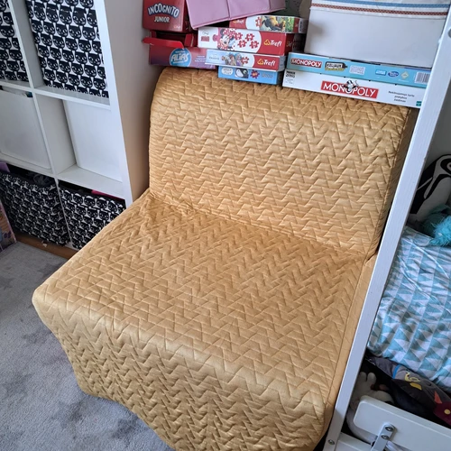 IKEA fotelis-lova su transformavimo funkcija