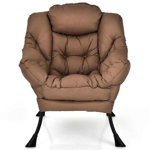 Vienvietis fotelis, Mėlynas/pilkas/smėlio, 81,3 × 95,3 × 95,3 cm - Foteliai