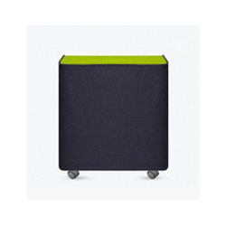 Minkštas pufas su vilnonių arba poliesterio gobelenu