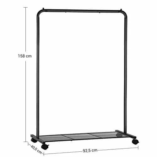 SONGMICS drabužių stovas su plieniniais vamzdžiais