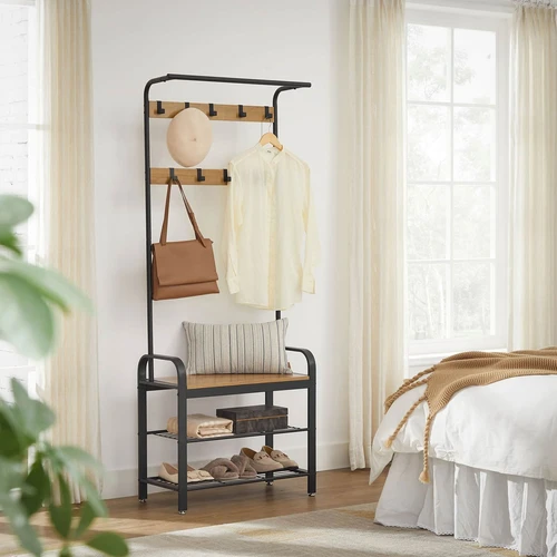 Saugus drabužių kabykla su apsauga nuo apvirtimo