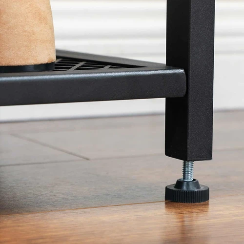 Pilkai juoda drabužių spinta su plieno ir medžio drožlių plokštėmis